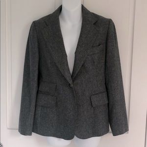 Vintage! Evan Picone Charcoal Gray Wool Blazer 6